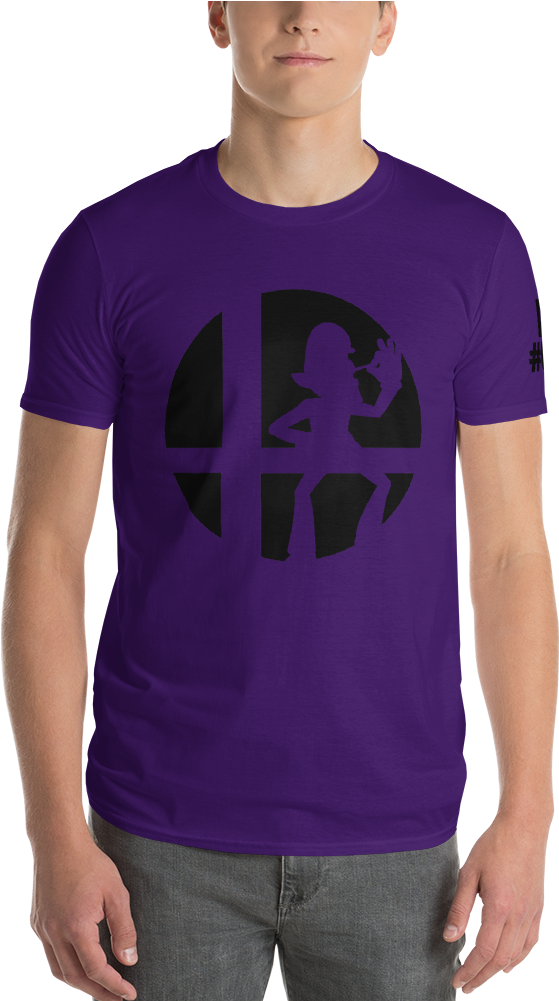 Waluigi Short Sleeve T Shirt - Maui 2018 T Shirt Clipart (1000x1000), Png Download