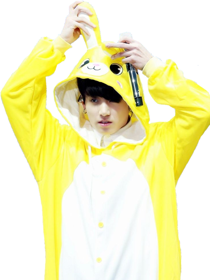 Bts Jungkook In Onesie , Png Download Clipart (731x974), Png Download