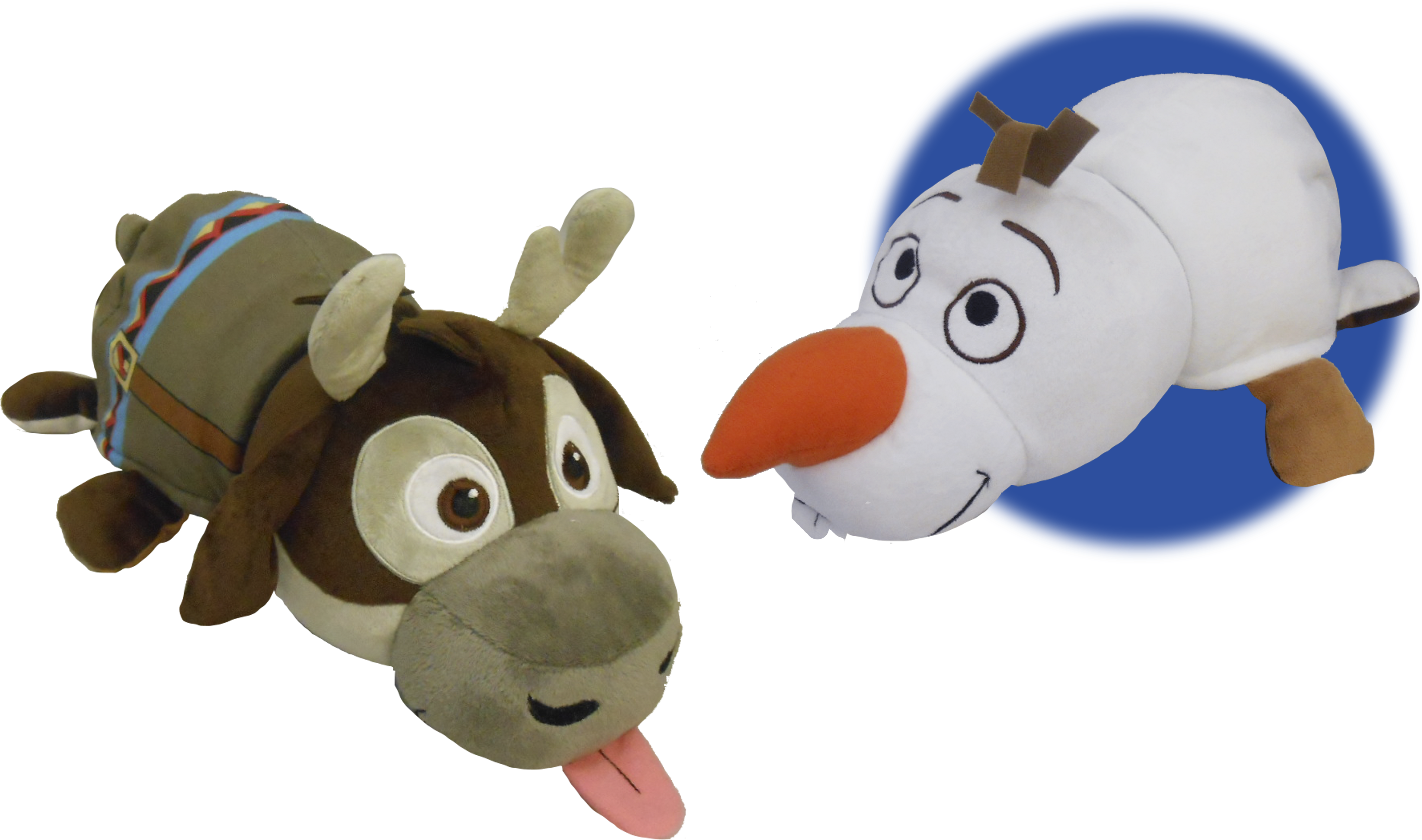 14" Disney Frozen Olaf To Sven Flipazoo 2 In 1 Plush - Disney Flipazoo Clipart (5577x3295), Png Download
