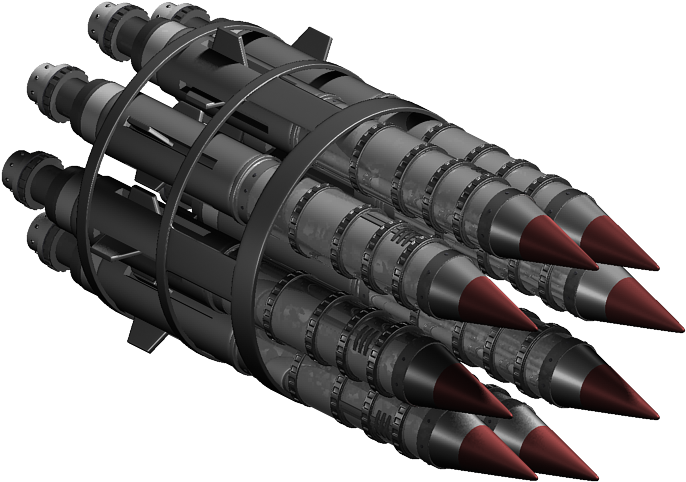 Make It Rain - Missile Clipart (686x482), Png Download