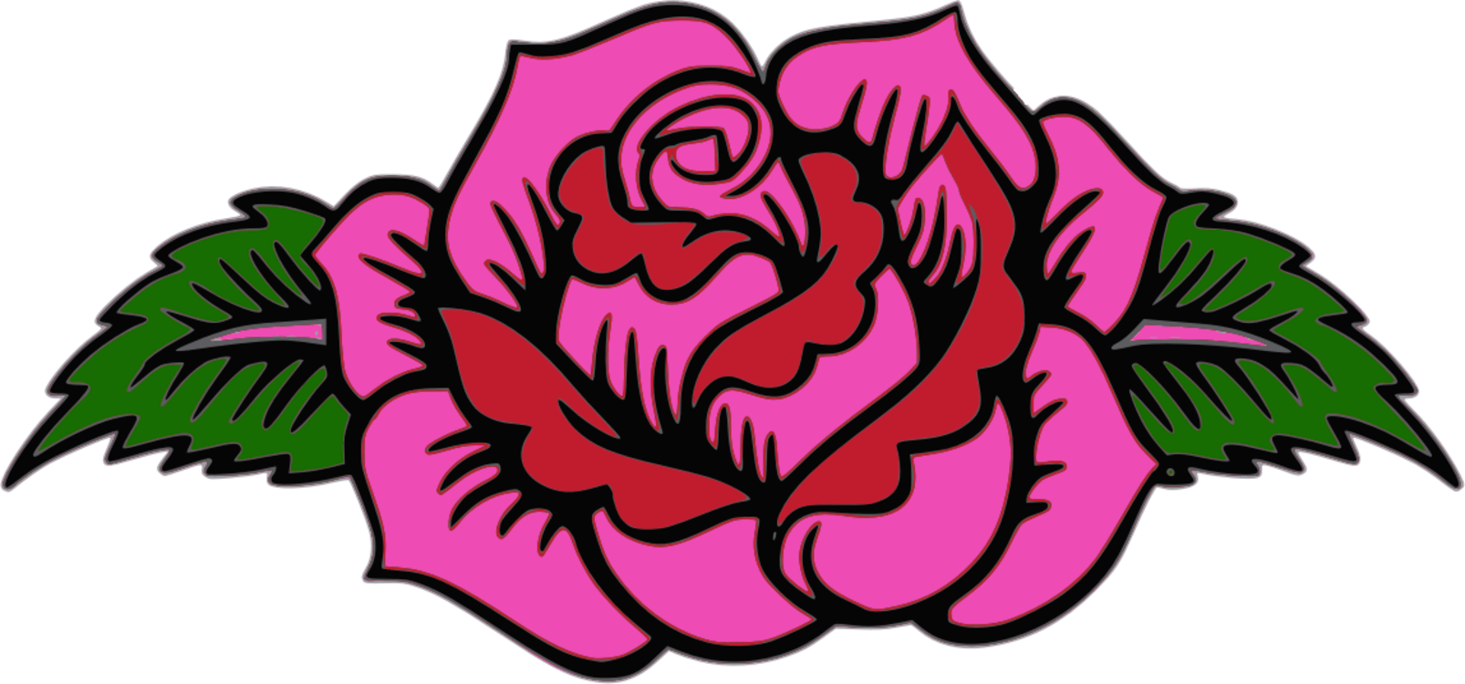 Big Image - Day Of The Dead Rose Clipart (1148x536), Png Download