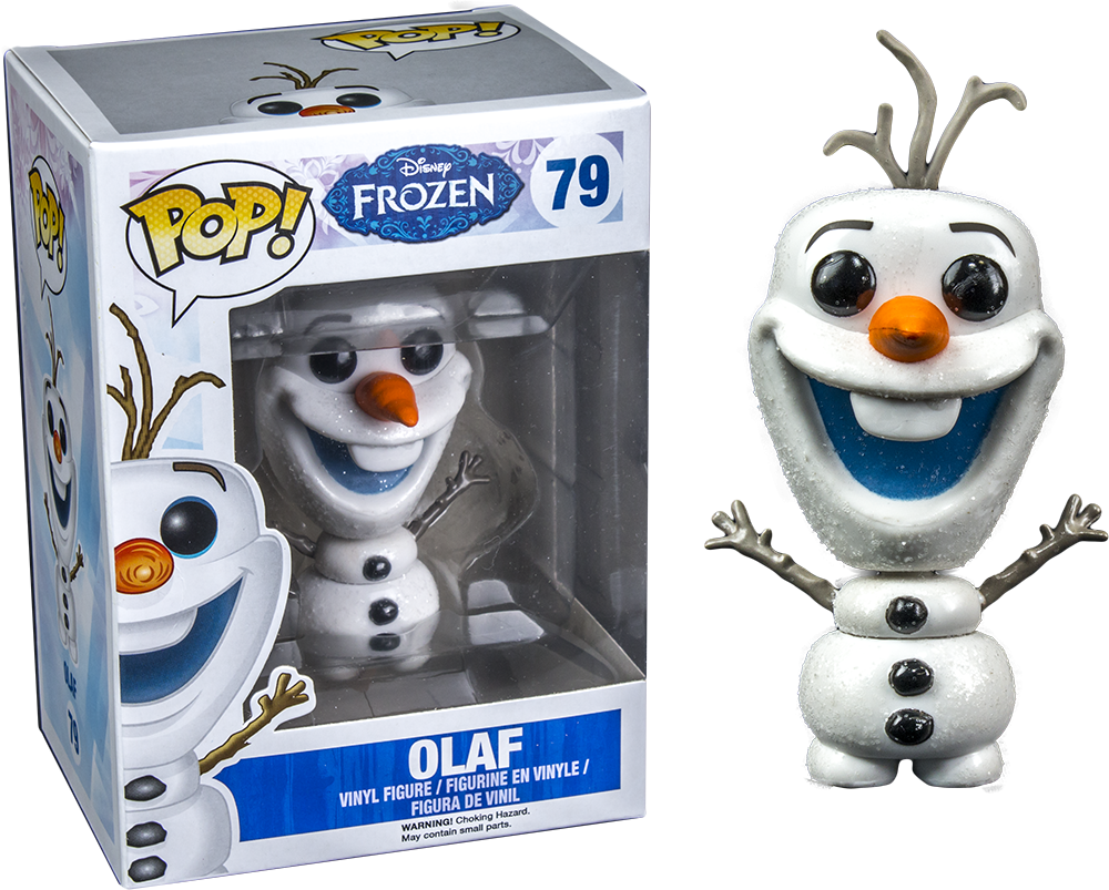 Glitter Olaf Pop Vinyl Figure - Funko Pop Olaf Clipart (1000x803), Png Download