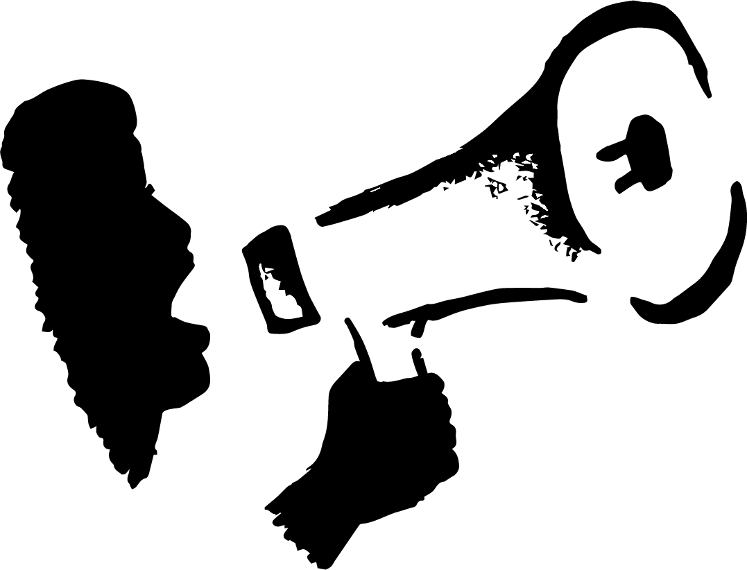 Technology Consulting Civicrm - Logo Megaphone Clipart (1077x822), Png Download