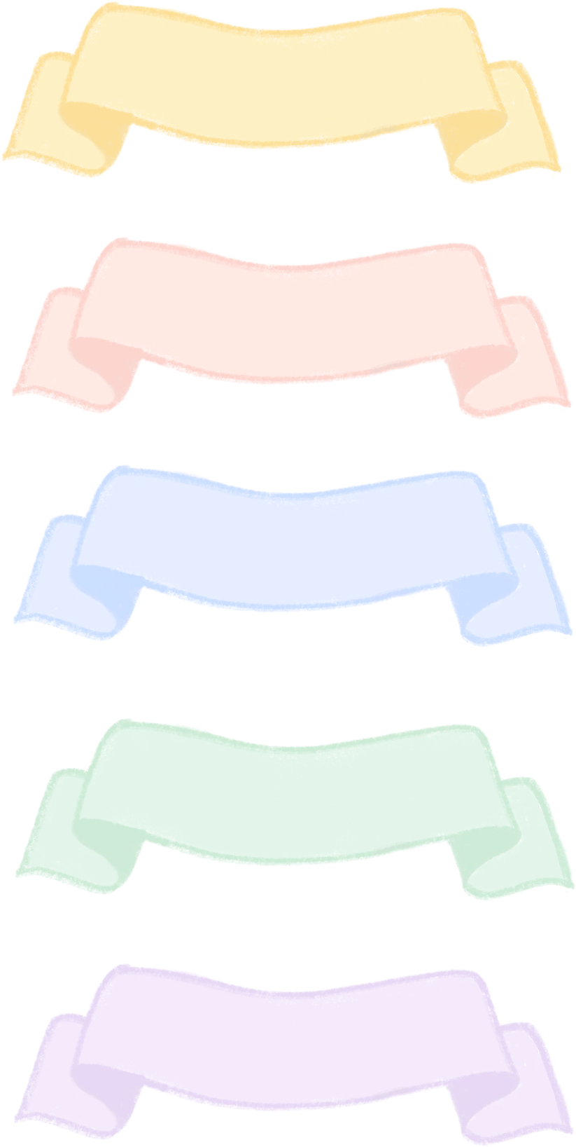 Ribbon Banners Clipart - Label - Png Download (1536x2048), Png Download