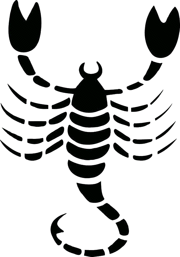 Scorpio Png - Scorpio Drawing Clipart (600x855), Png Download