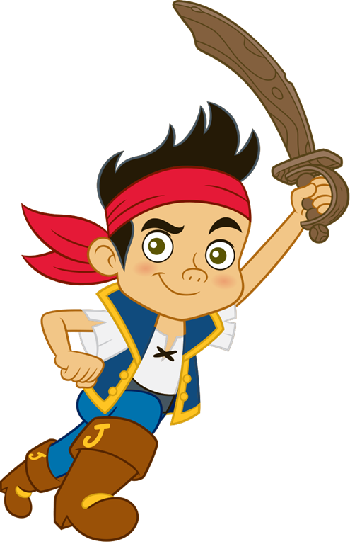 Jake The Pirate Png - Jake And The Neverland Pirates Png Clipart (495x768), Png Download