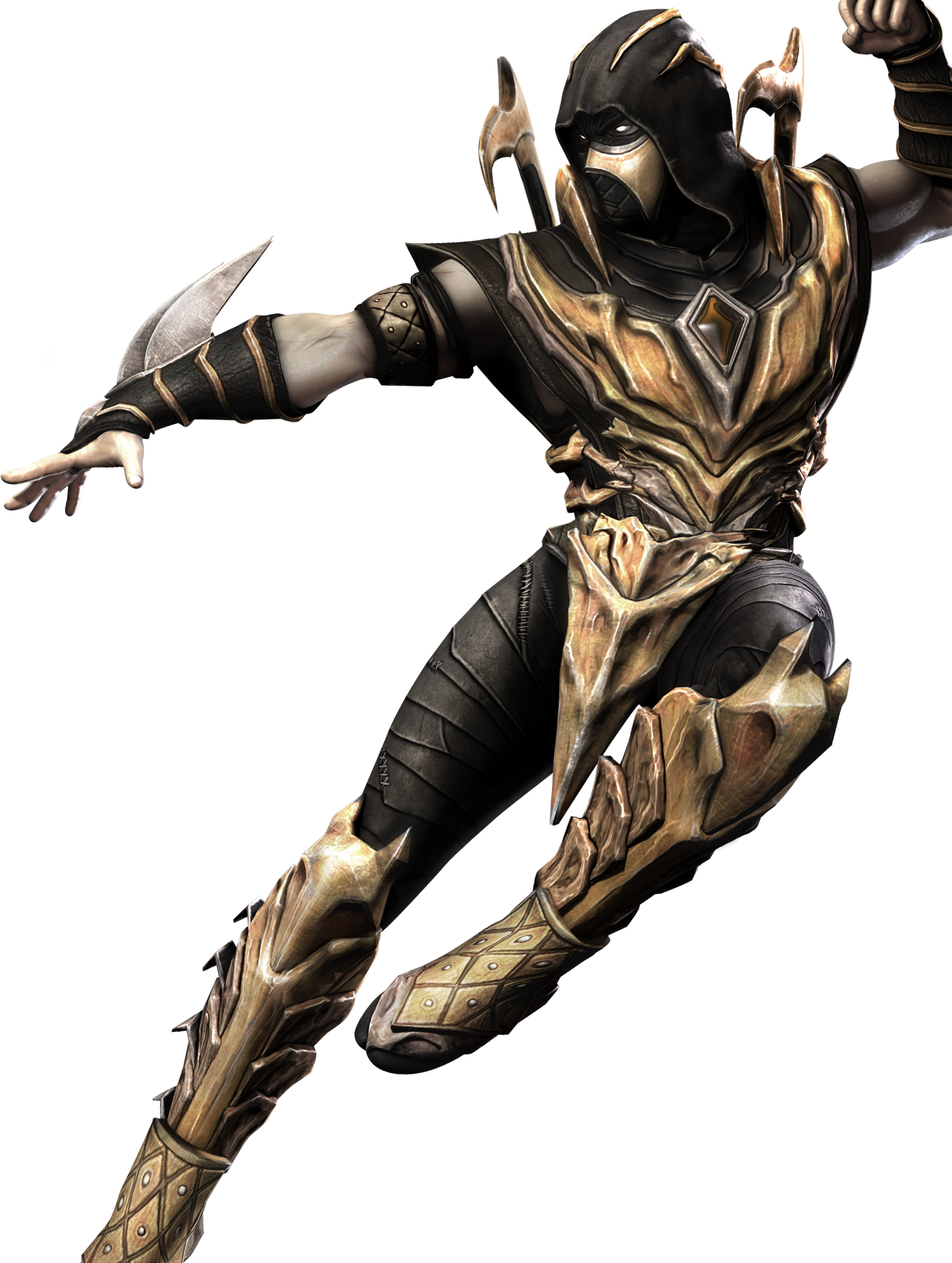 Injustice Gods Among Us Scorpion Render Clipart (1414x1876), Png Download