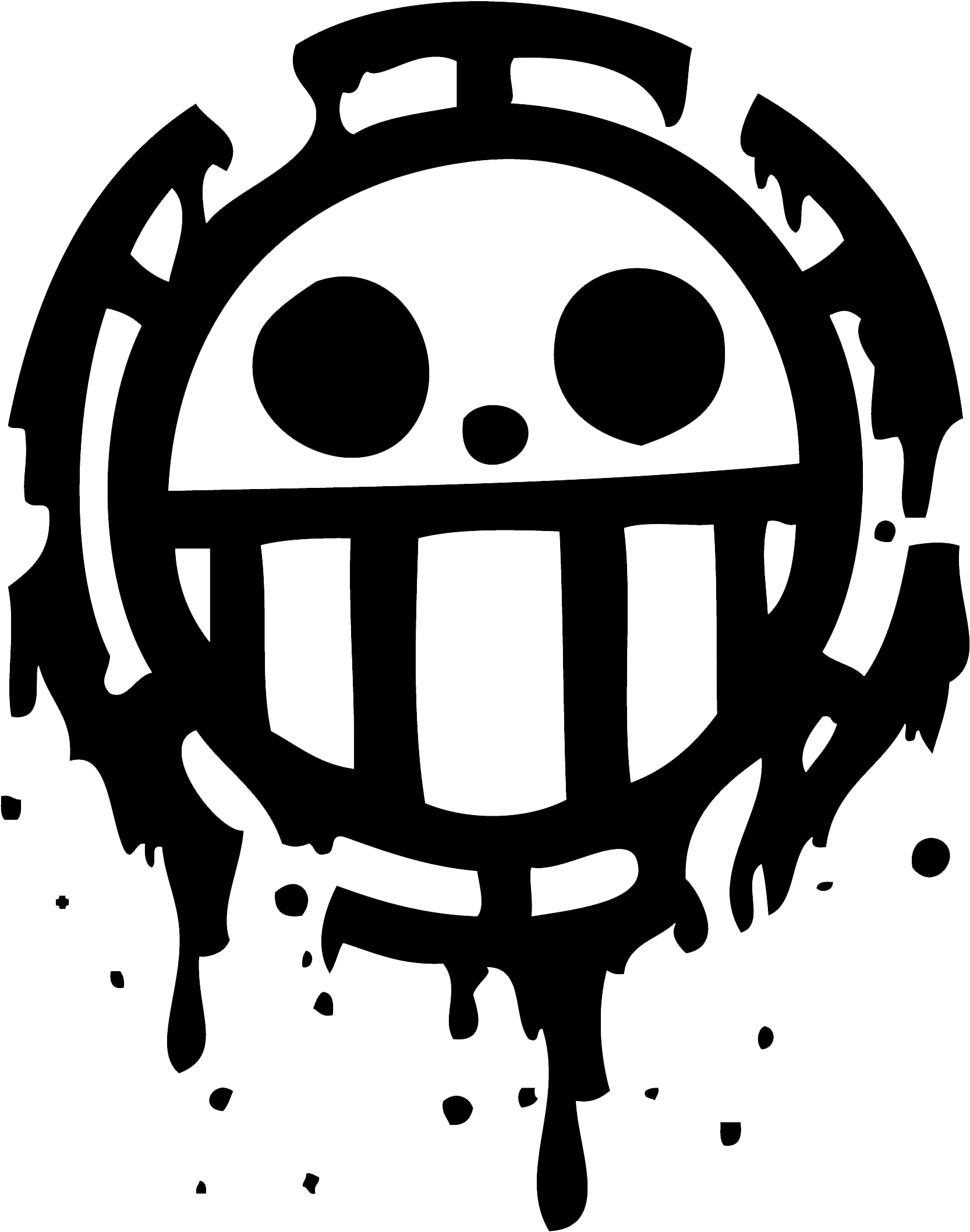 Trafalgar Law Logo Png Clipart (2004x2297), Png Download