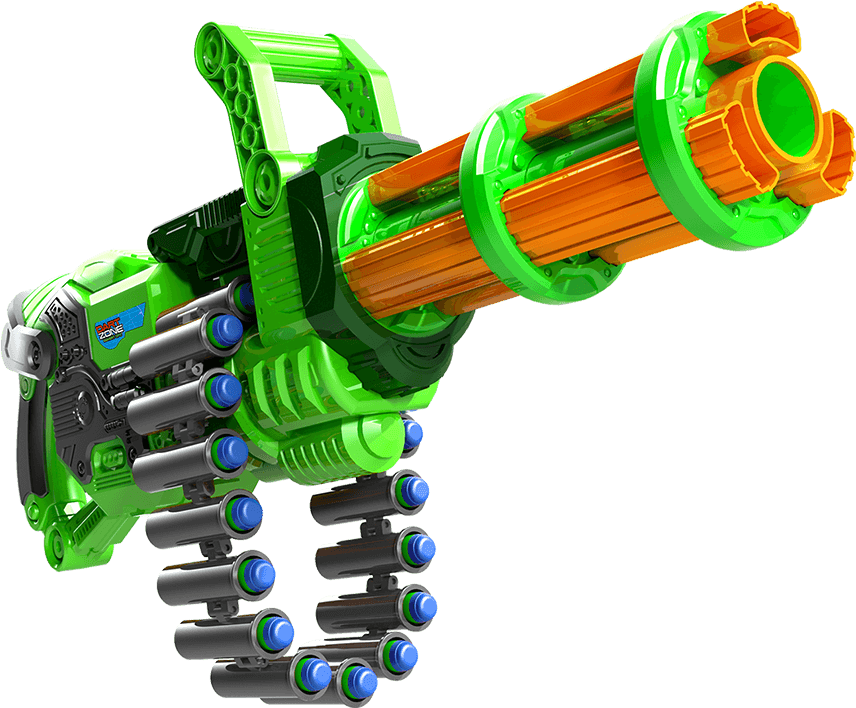 Dart Zone Gatling Gun Clipart (900x900), Png Download