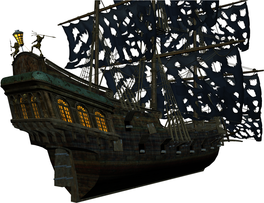 Pirate Ship Hd Png Clipart (1200x900), Png Download