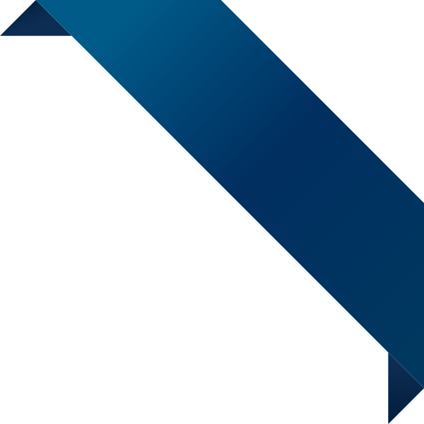 Blue Corner Ribbon Png Clipart (600x600), Png Download