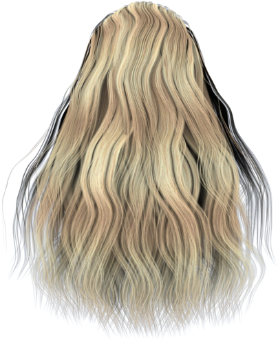 Blonde Hair Png Clipart (600x521), Png Download
