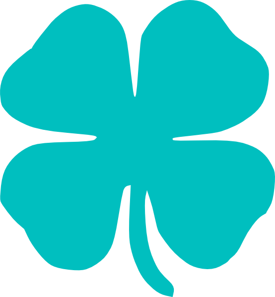 How To Set Use 4 Leaf Clover Svg Vector Clipart (552x597), Png Download