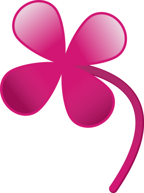 Free Png Download Colorful Four Leaf Clover Png Images - Four Leaf Clover Colors Clipart (480x643), Png Download