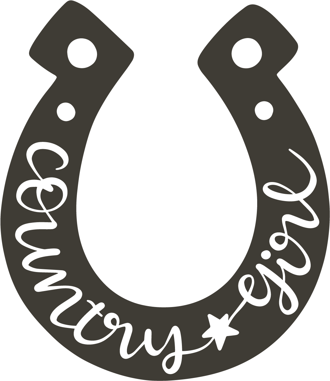 Horseshoe Clipart Girly - Trans Fat Free Logo - Png Download (1801x1801), Png Download