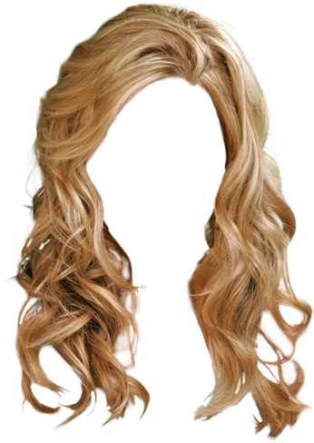 Brown Hair With Blonde Highlights Clipart (521x625), Png Download