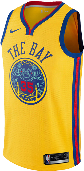 klay thompson the bay jersey