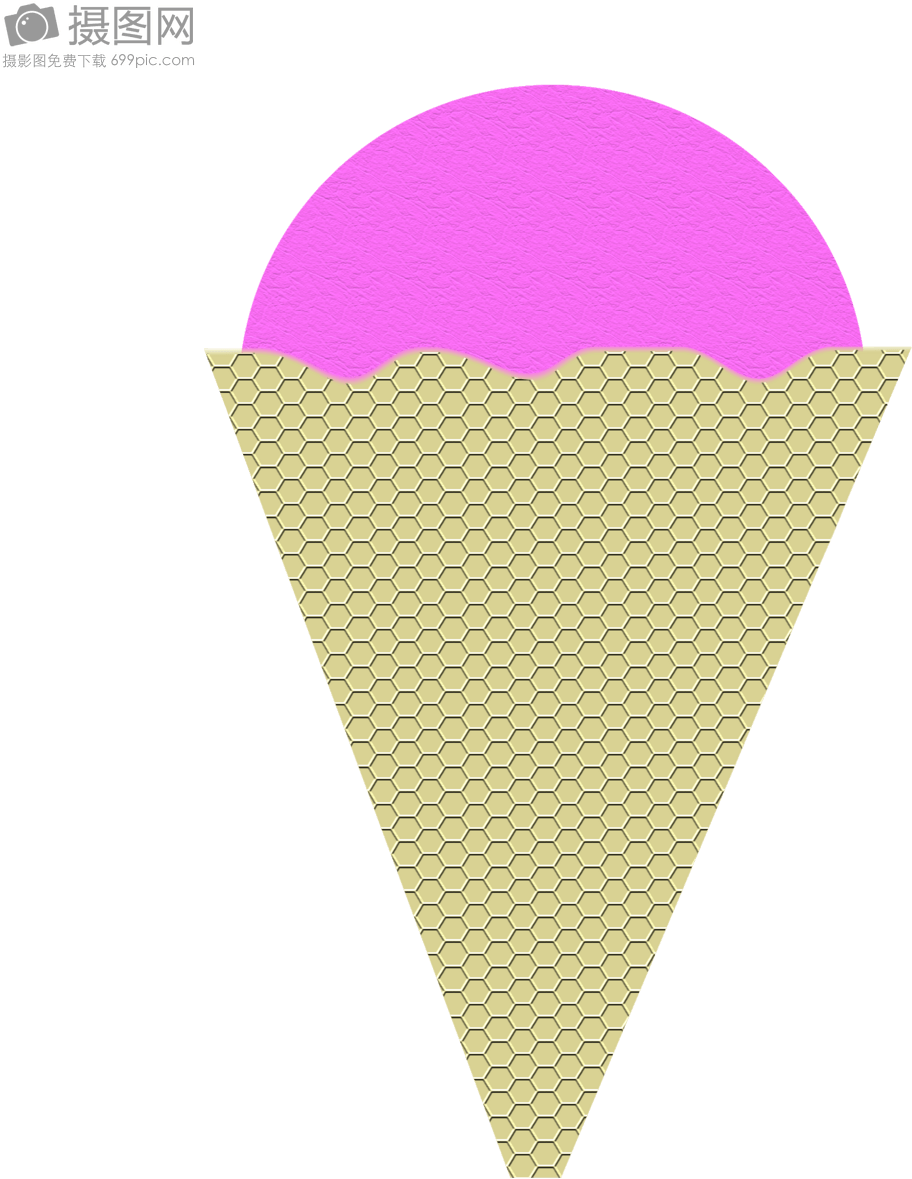 Ice Cream Texture - Ice Cream Cone Clipart (912x1179), Png Download