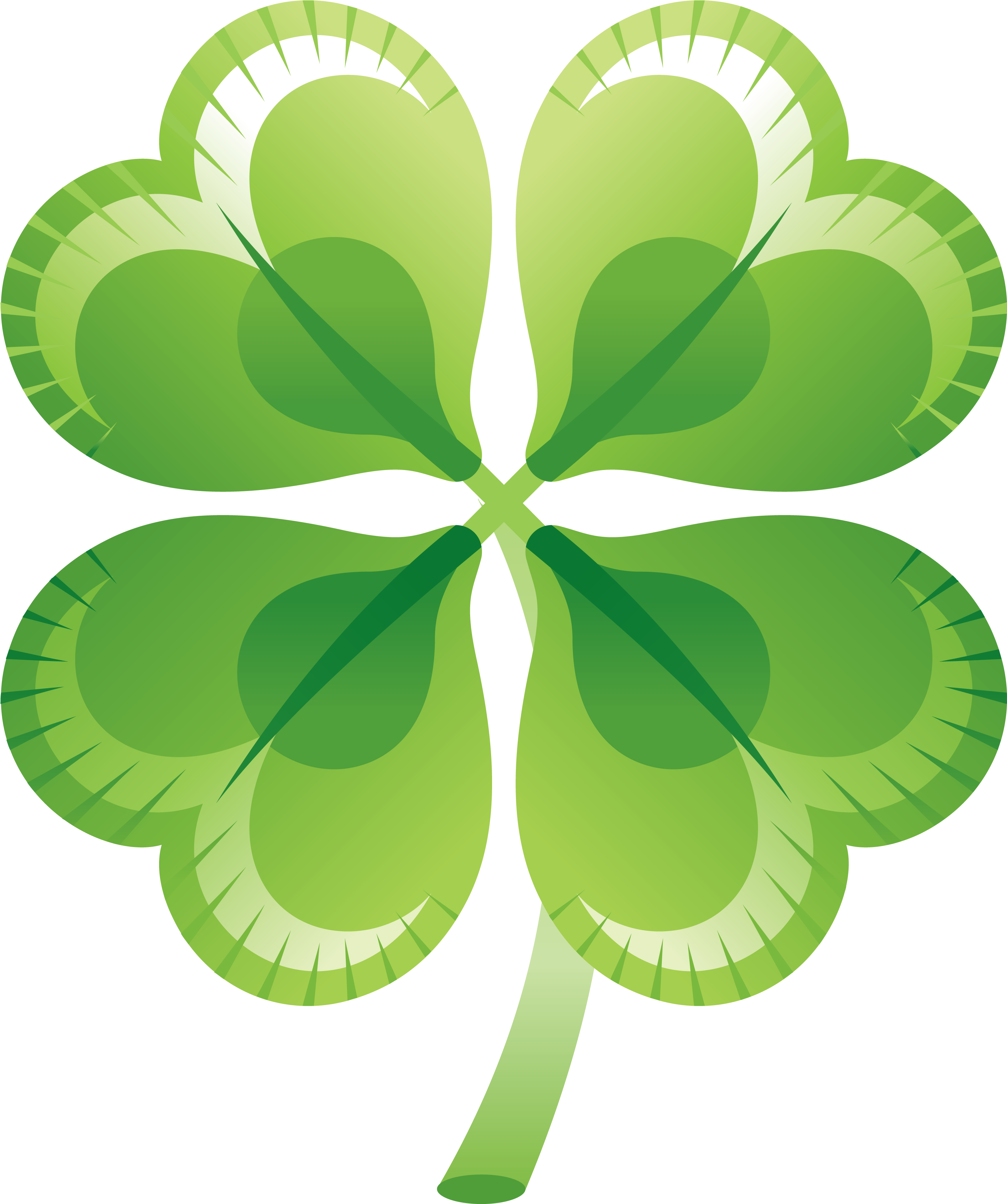 Green Clover Png - Clover Preference Pane Clipart (3300x3844), Png Download