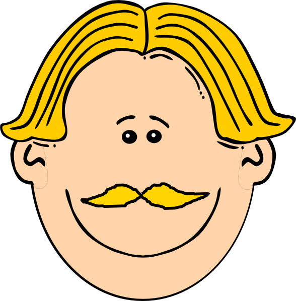 Blonde Hair Clipart - Png Download (588x598), Png Download
