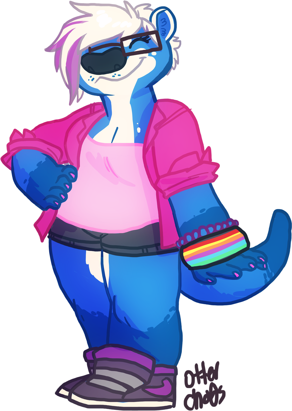 Ottersona V - Cartoon Clipart (1047x1467), Png Download