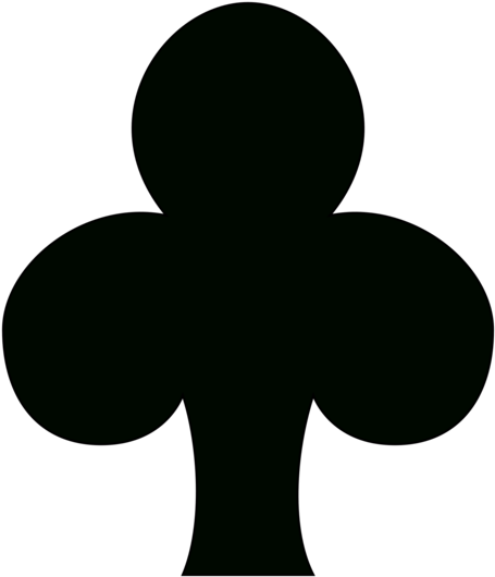Poker Four-leaf Clover Clubs Sticker - Simbolo Mais Png Clipart (750x750), Png Download