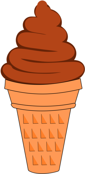 Ice Cream Cones Sundae Chocolate Ice Cream - Chocolate Ice Cream Clipart - Png Download (563x750), Png Download
