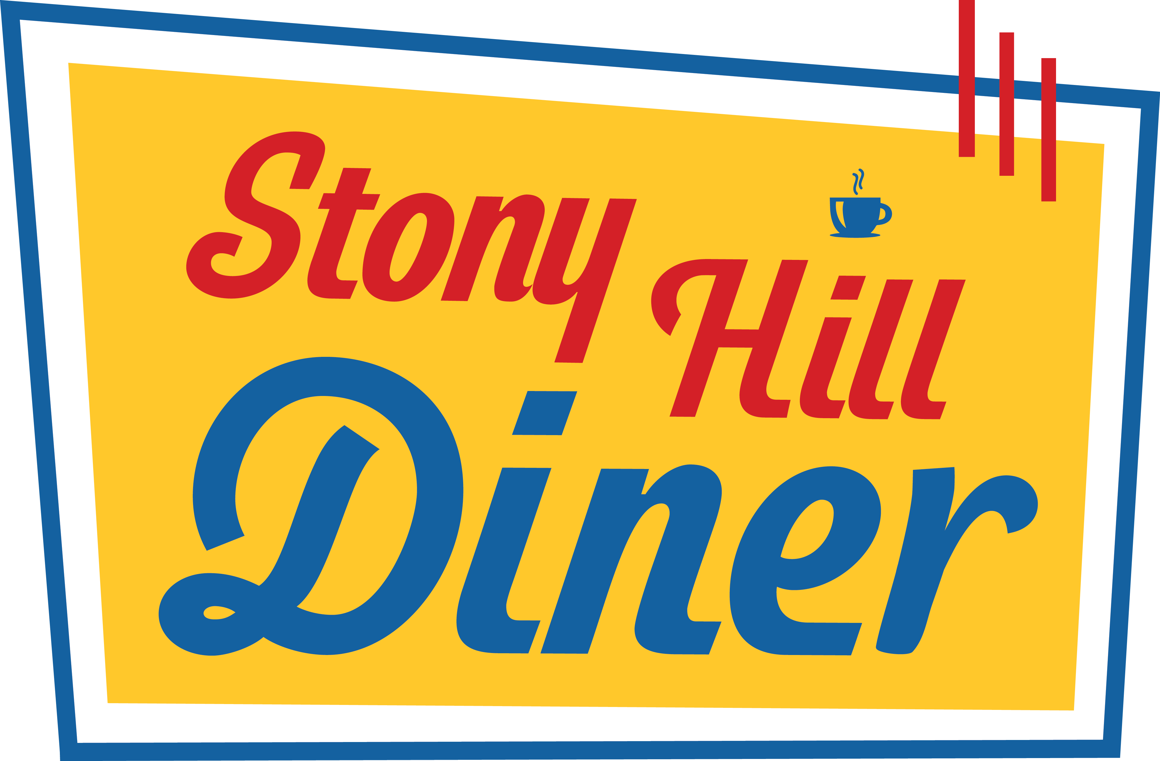 Welcome To The Stony Hill Diner - Sign Clipart (3972x2606), Png Download