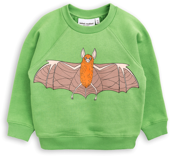 Flying Bat Sweatshirt - Long-sleeved T-shirt Clipart (615x800), Png Download