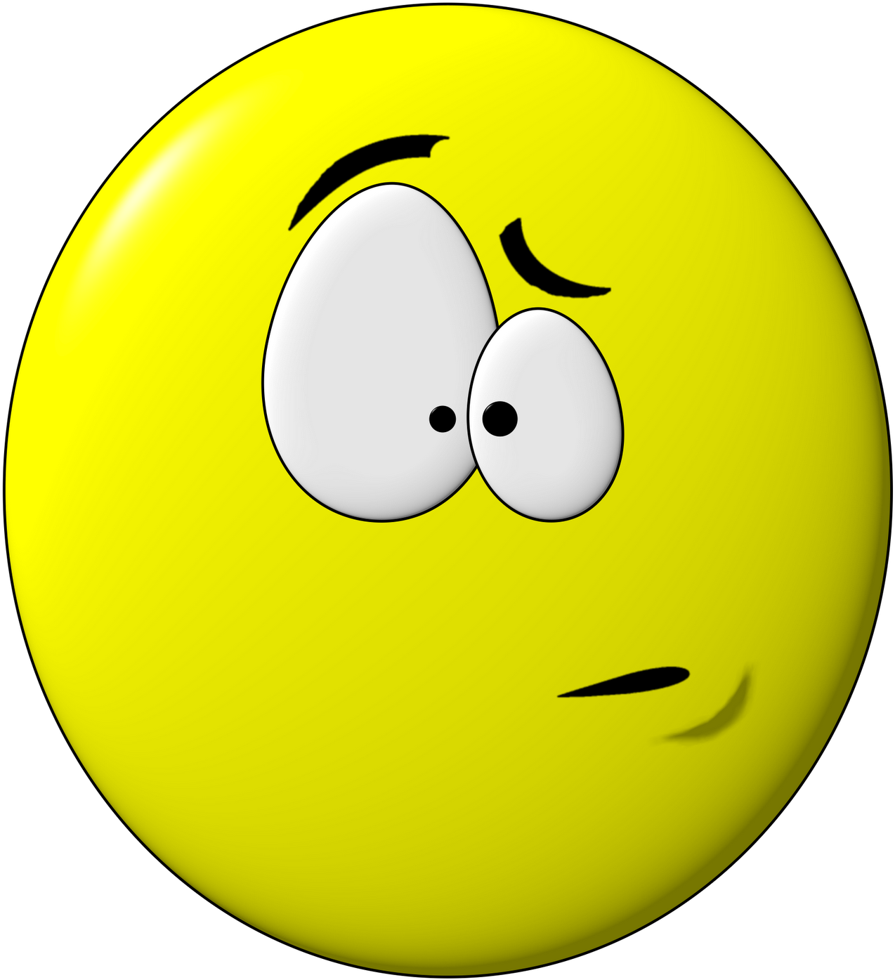 Confused Smiley Emoticon - Zijn Er Nog Vragen Smiley Clipart (1371x1600), Png Download