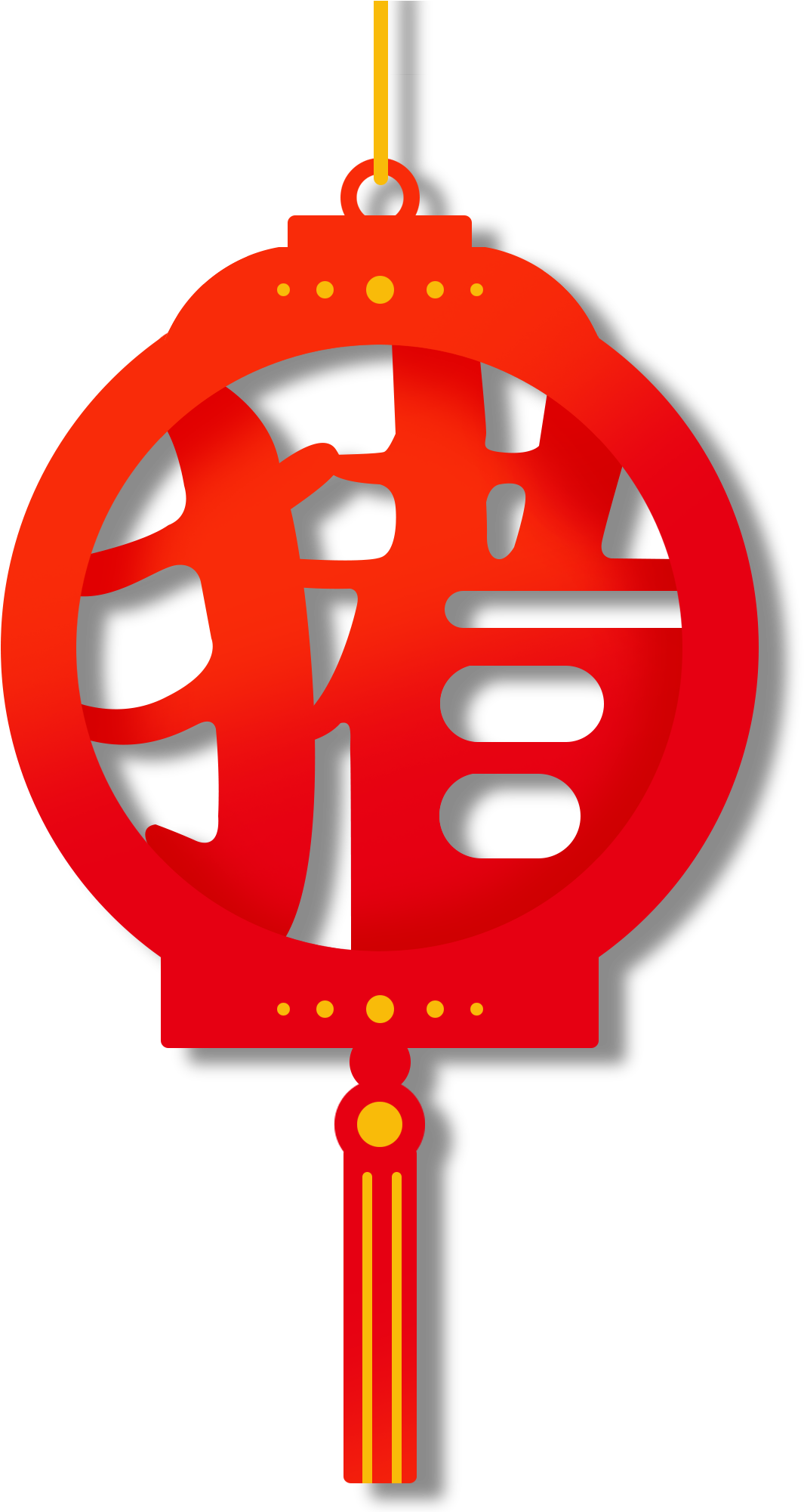 Golden Religious Holiday Lamp Ornaments Vector Png - 2019 農曆 素材 豬 農曆 年 Png Clipart (2000x2000), Png Download