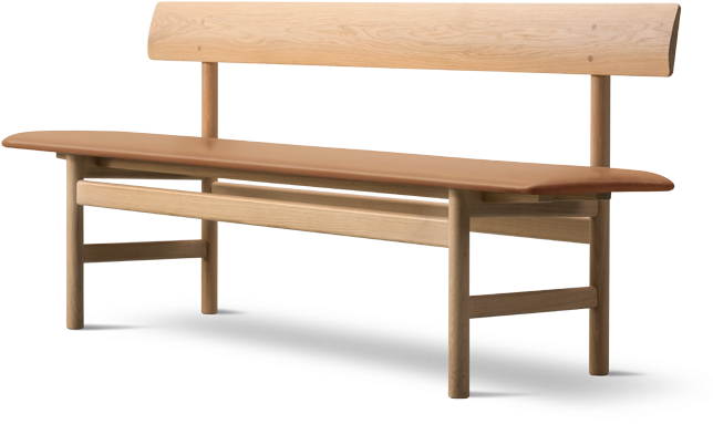 Siglo Moderno 3171 Leather90 V1 1218x675px Low - Borge Mogensen Bench Clipart (675x675), Png Download