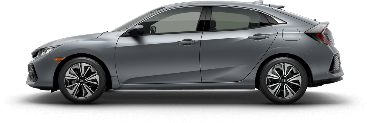 2019 Honda Civic Hatchback Side Profile - Honda Civic Ex 2018 Hatchback Clipart (1800x500), Png Download