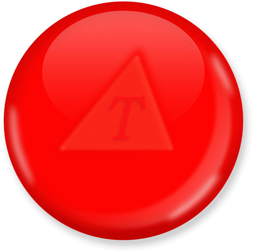 Tachyonized 24mm Glass Cell Orange - Circle Clipart (1000x1000), Png Download