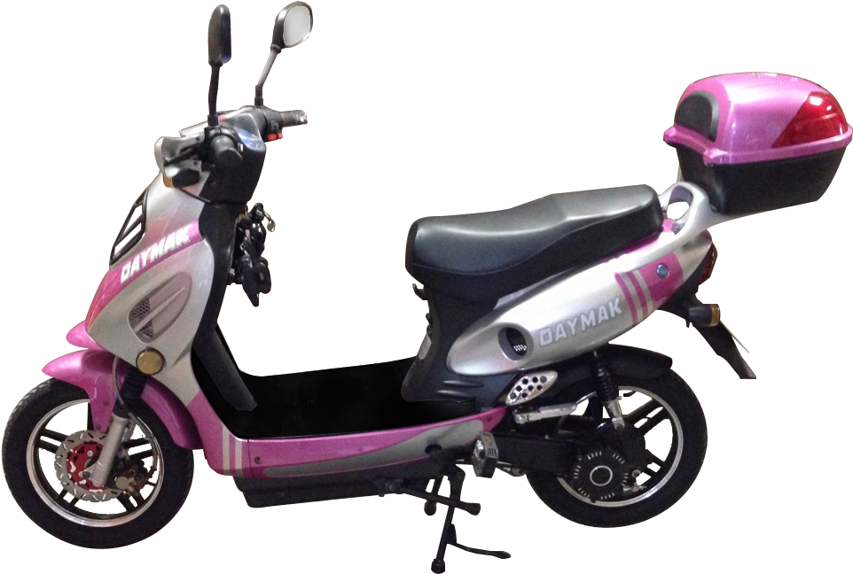 Pink Voyager Side Pr - Moped Clipart (1280x960), Png Download