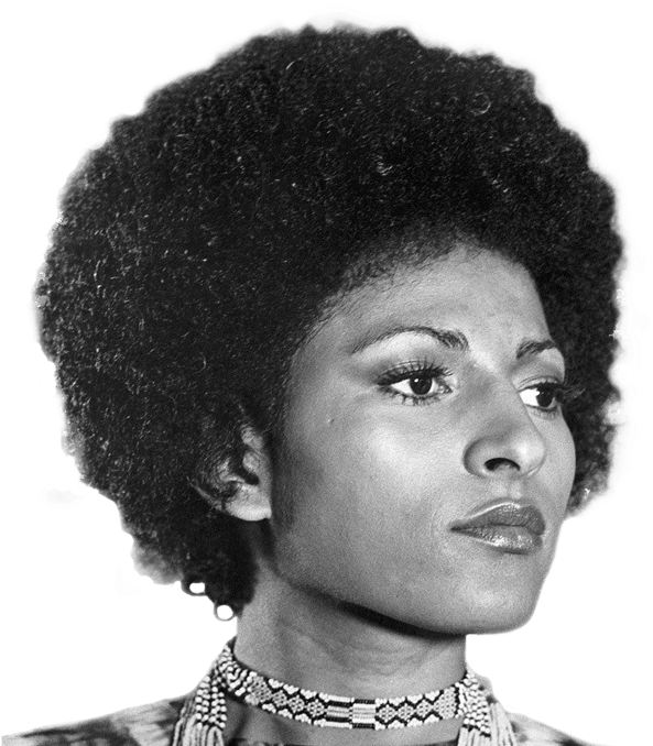 Pam-grier - Pam Grier Side Profile Clipart (720x684), Png Download