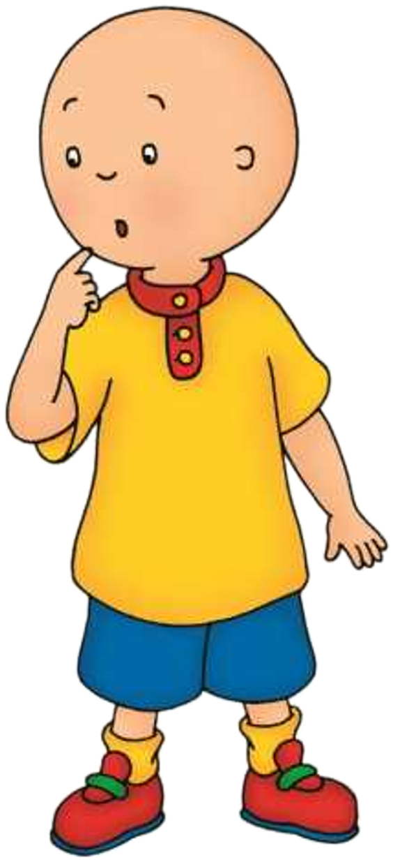 Cartoon Characters Caillou Png - Caillou Memes Clipart (645x1316), Png Download