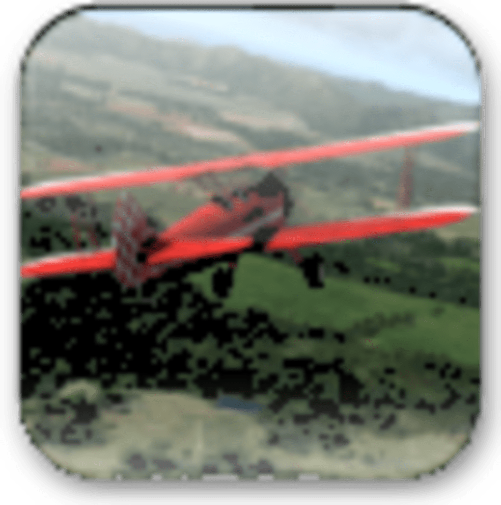 Microsoft Flight - Biplane Clipart (1020x1030), Png Download