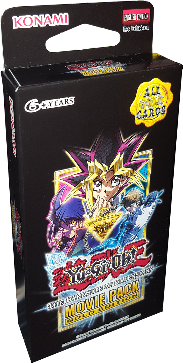 Yu Gi Oh - Yugioh Dark Side Of Dimensions Movie Pack Gold Edition Clipart (604x1200), Png Download