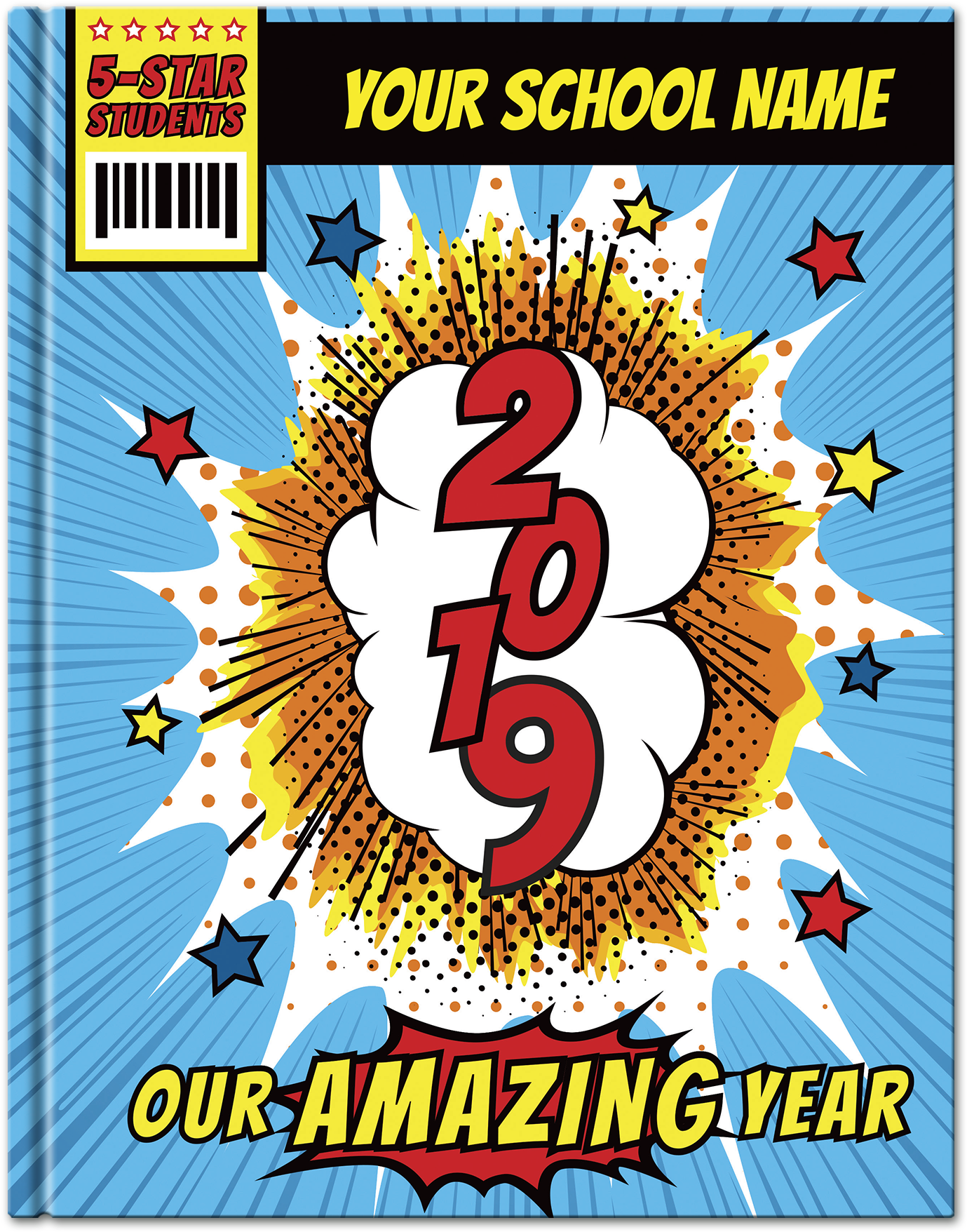 Pictavo Comic Book Yearbook Cover - Poster Clipart (1500x1875), Png Download