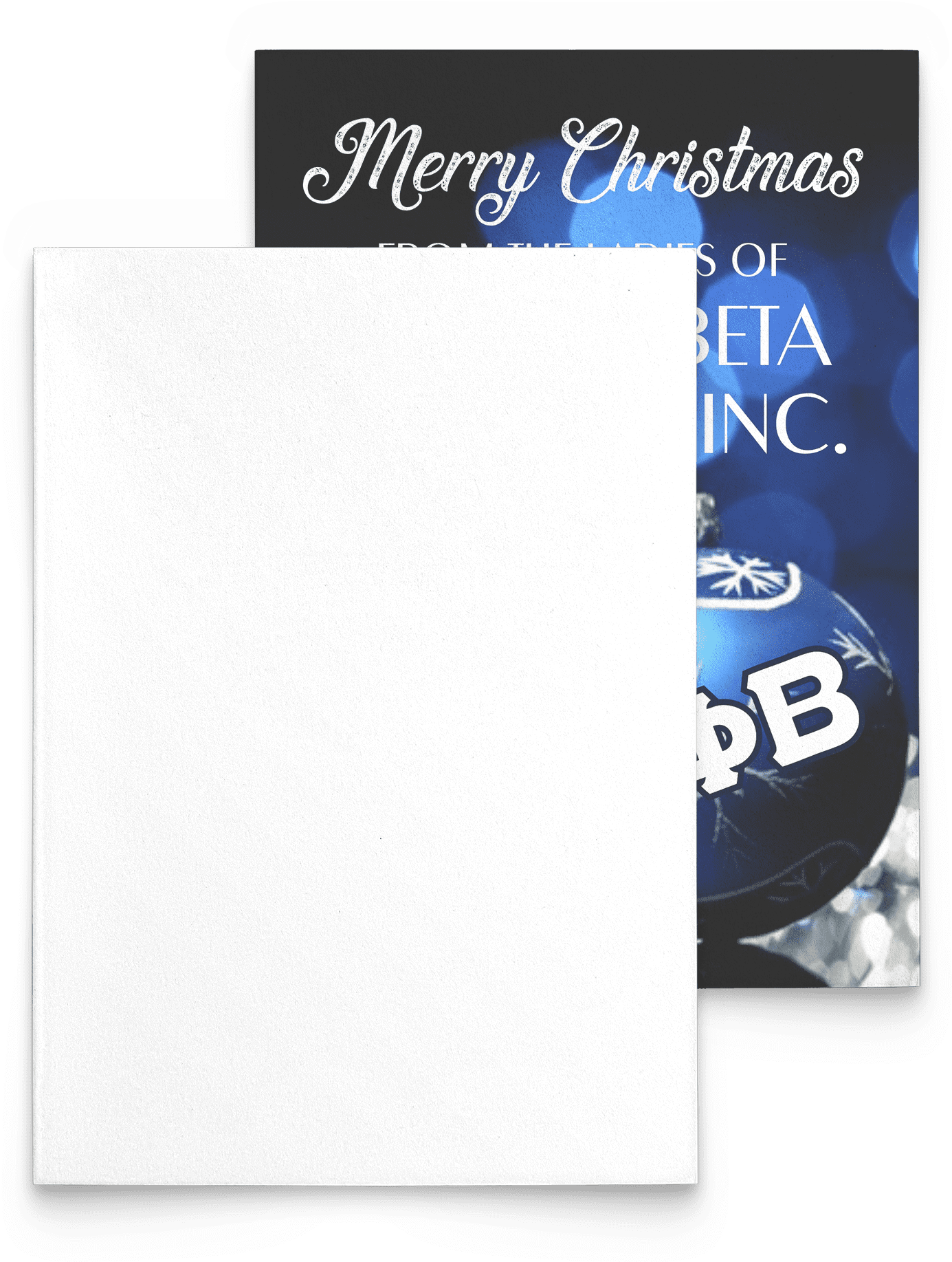 Zeta Phi Beta Christmas Card - Envelope Clipart (1385x1835), Png Download