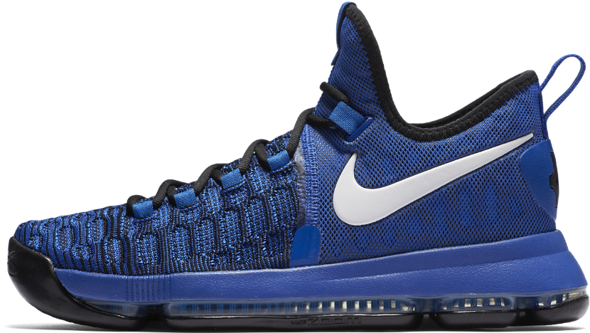 Cheap Basketball Shoes - Nike Kd 9 Blue Clipart (1000x1000), Png Download