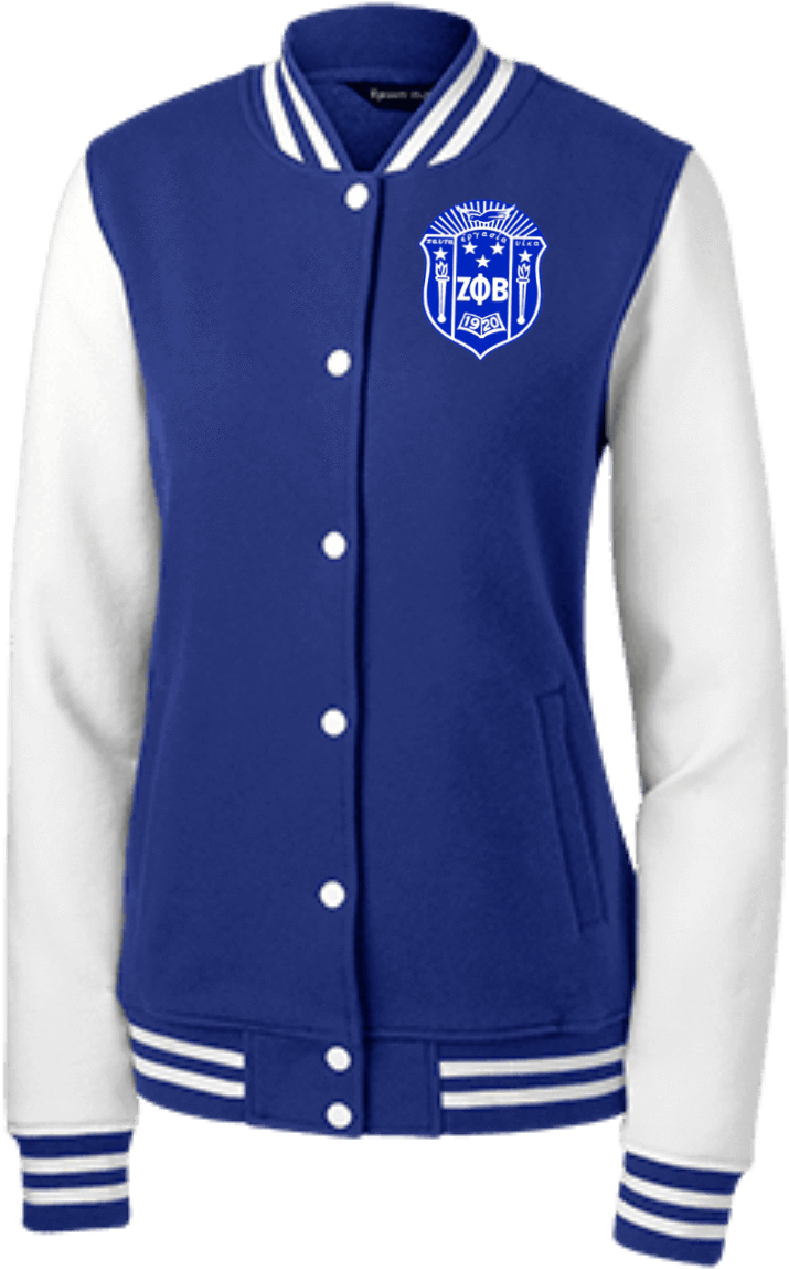 Zeta Phi Beta Sorority Jackets - Zeta Phi Beta Shield Clipart (715x1150), Png Download