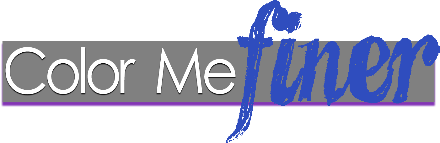 Color Me Finer - Graphic Design Clipart (1453x528), Png Download