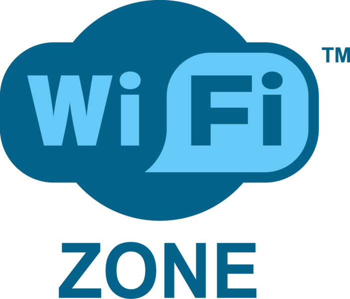 Blue Wifi Logo - Wifi Psd Clipart (702x600), Png Download