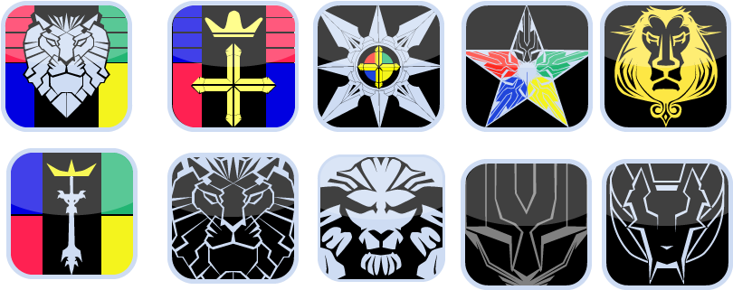 Voltron Ipad Icons - Lion Clipart (863x415), Png Download