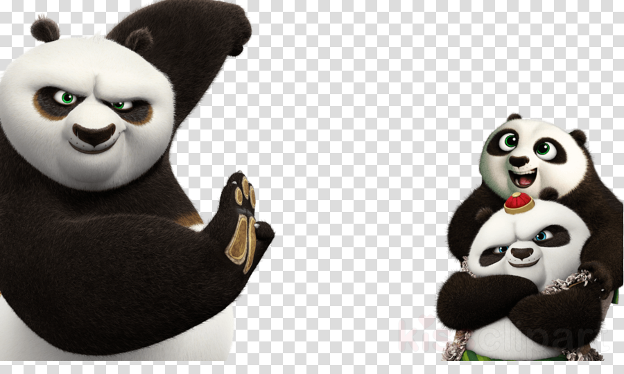 Download Kung Fu Panda Clipart Po Giant Panda Kung - Pogchamp Emote For Discord - Png Download (900x540), Png Download