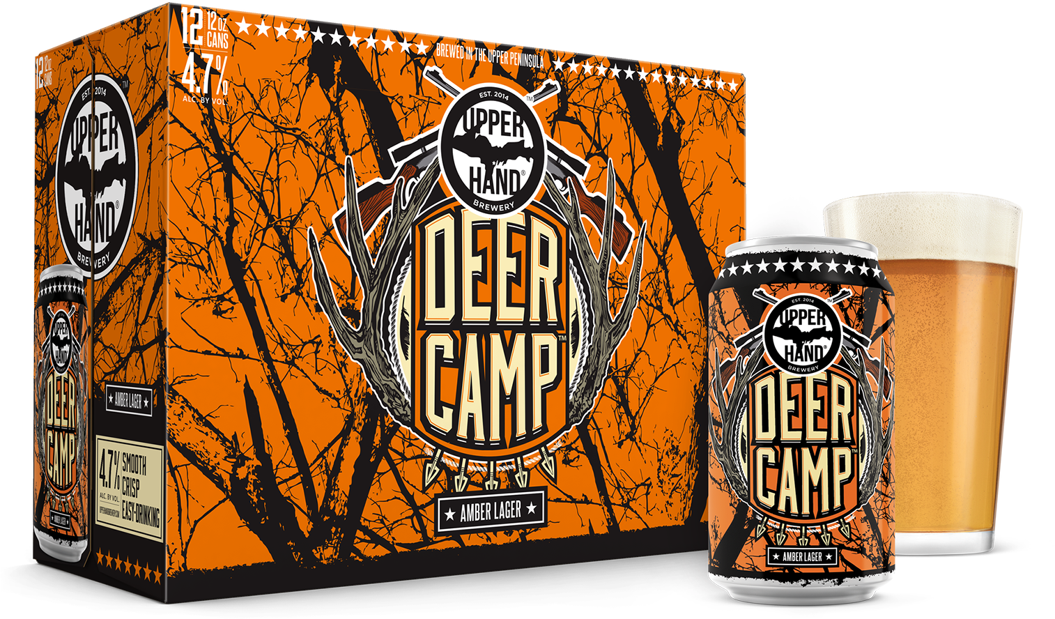 Deer Camp Brand Rendering - Upper Hand Deer Camp Clipart (1638x983), Png Download