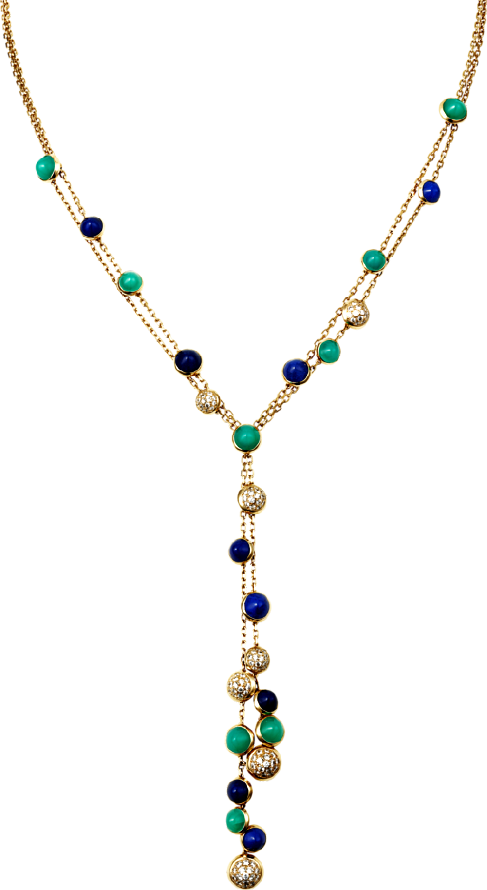 Necklace Clipart (1000x1825), Png Download