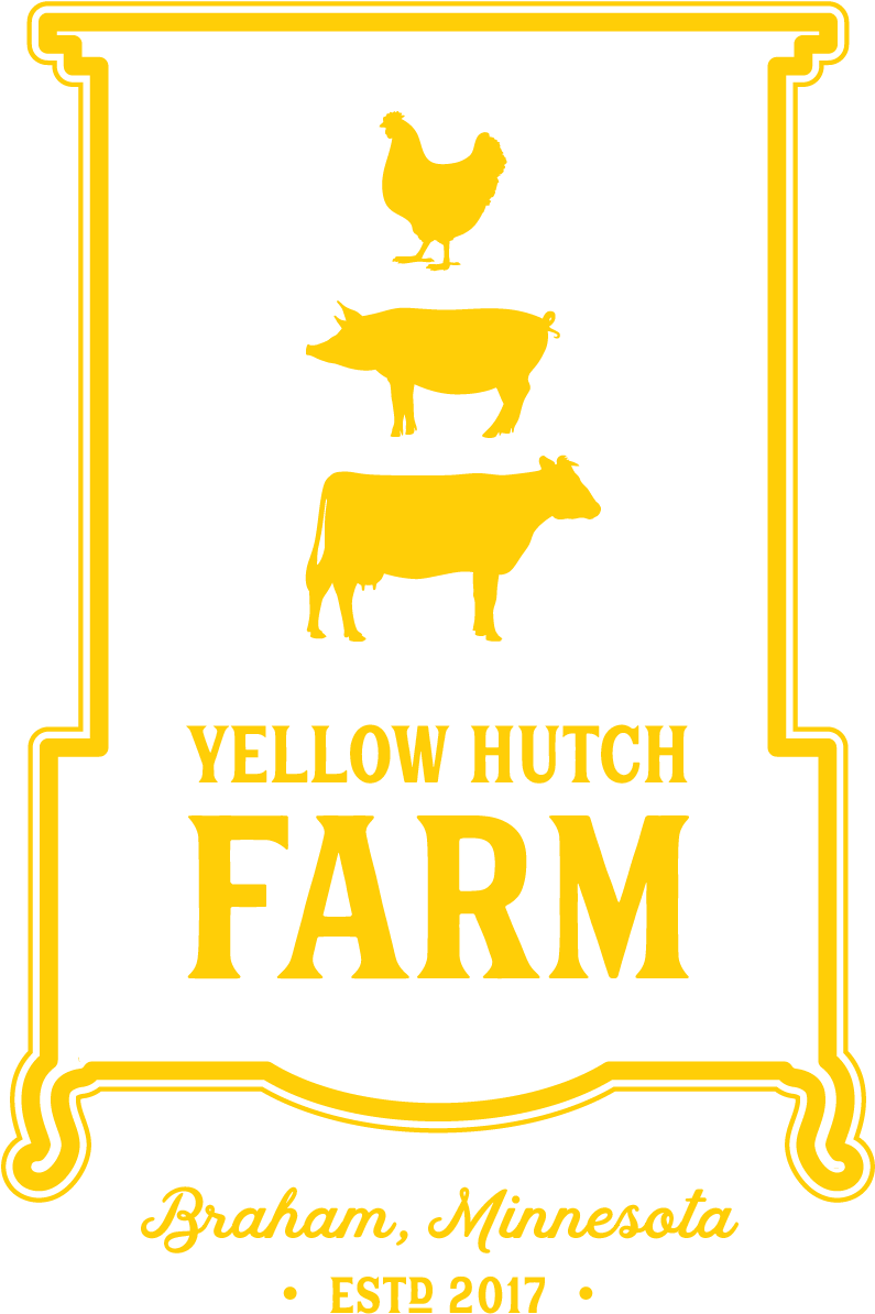 Cropped Yellow Hutch Farm Logo Clipart (945x1268), Png Download
